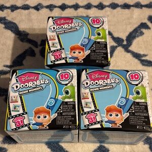 Disney Doorables Movie Moments Series 3!  3 unopened boxes!